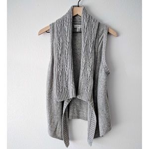 Banana Republic Luxury Cashmere Cable Knit Vest